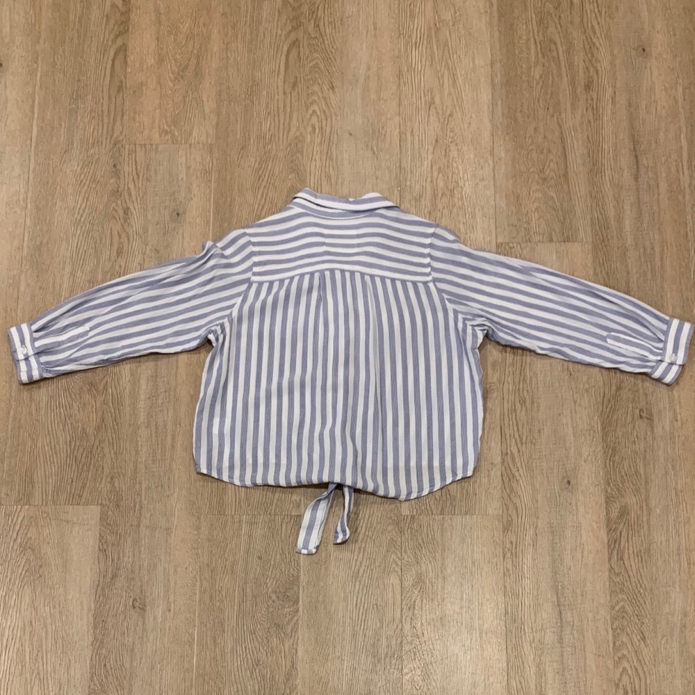 Girls Rails Striped Button Down / Size 14 - Picture 4 of 4